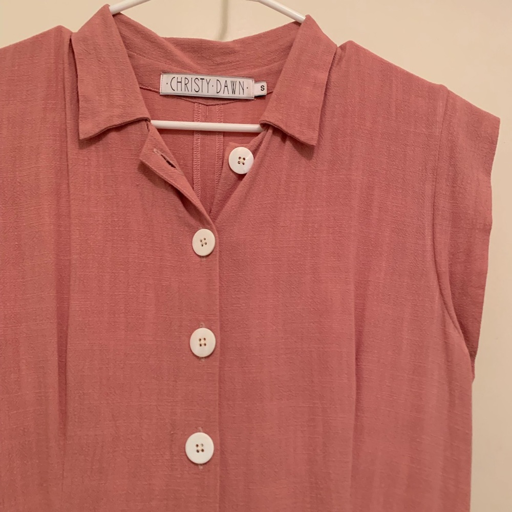 Christy Dawn Phoebe Jumper in Antique Rose - Picture 4 of 5